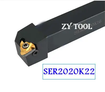 SER2020K22 20*20*125 T Hreadingภายนอกกลึงบาร์เครื่องมือH Olderสำหรับเครื่องกลึง
