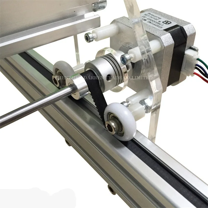 Mini máquina de gravura do laser, máquina acrílica grossa do laser do alumínio superior, terno para a madeira, plástico, ect do papel, 2500mw, 35x50cm