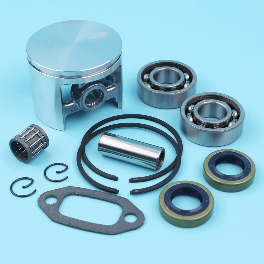 52mm Crankshaft Bearing Piston Kit For Jonsered 670 630 625 Super II Champ Big Bore Cylinder Chainsaw Oil Seal Needle Cage Spare