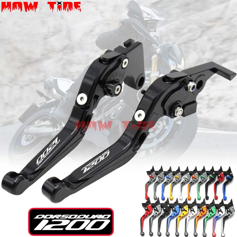 Motorcycle Folding Extendable CNC Moto Adjustable Clutch Brake Levers For APRILIA Dorsoduro 1200 Dorsoduro1200 2010-2016