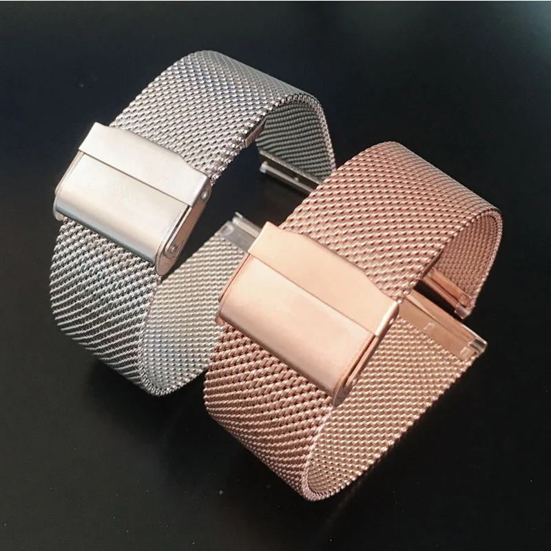 New Milanese Loop Band for DW Watch 20mm 18mm 304 Stainless Steel Sport Watch Strap Belt Metal Wristwatch Bracelet Replacement