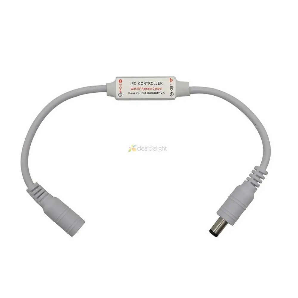 LED Time Controller 14 keys Mini RF Wireless Remote Led Dimmer Controller For Single Color 5050 3528 5730 LED Strip Light 5-24V