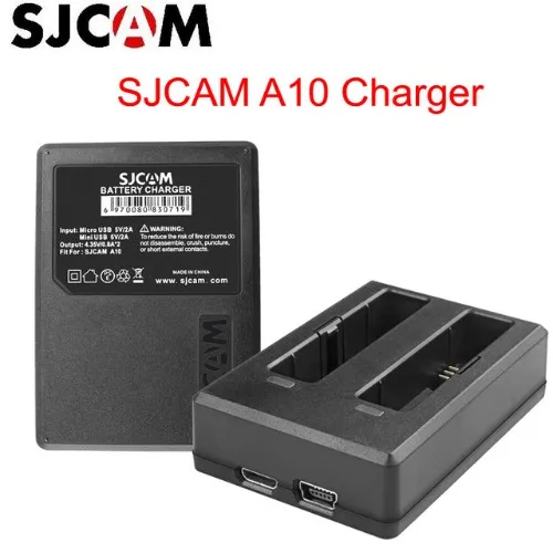 100% Original SJCAM A10 2650mAh Backup Rechargable Li-on Battery And Charger Accessories For SJCAM A10 A20 WiFi Sports Camera DV