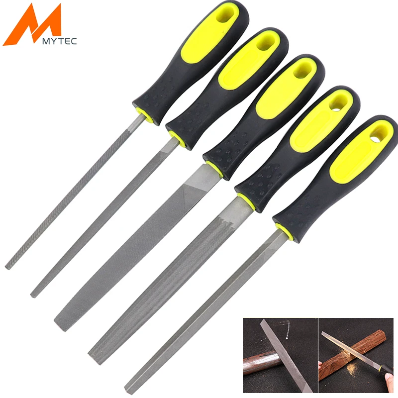 

6''/8''/10'' Wood Rasp Steel File Carving Flat/Triangle/Round/Square/Semi-circular Metal File For Woodworking Craft Carving Tool