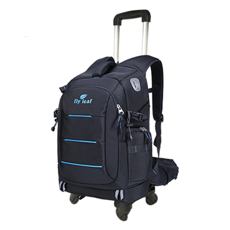 New Shoulder Travel Bag,Photography backpack,Professional camera handbag,waterproof Suitcase on Wheels,Men Cabin Trolley luggage