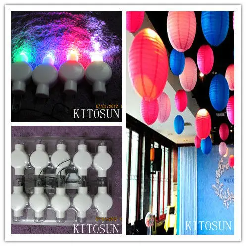 1000pcs RGB Multicolor Decorative Paper lantern Lamp Ball Festival Chinese Paper Lanter Wedding Party decoration home decoration