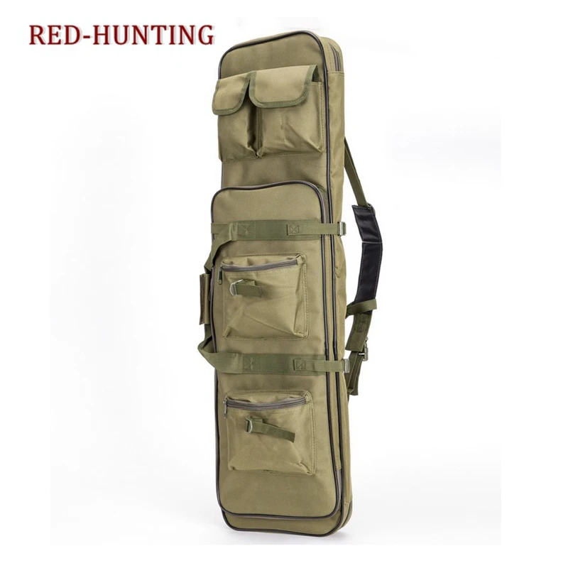 85cm/95cm/120cm Tactical Rifle Gun Shotgun Carry Case Bag Backpack Hunting shooting Bag mud Green Camping tourism