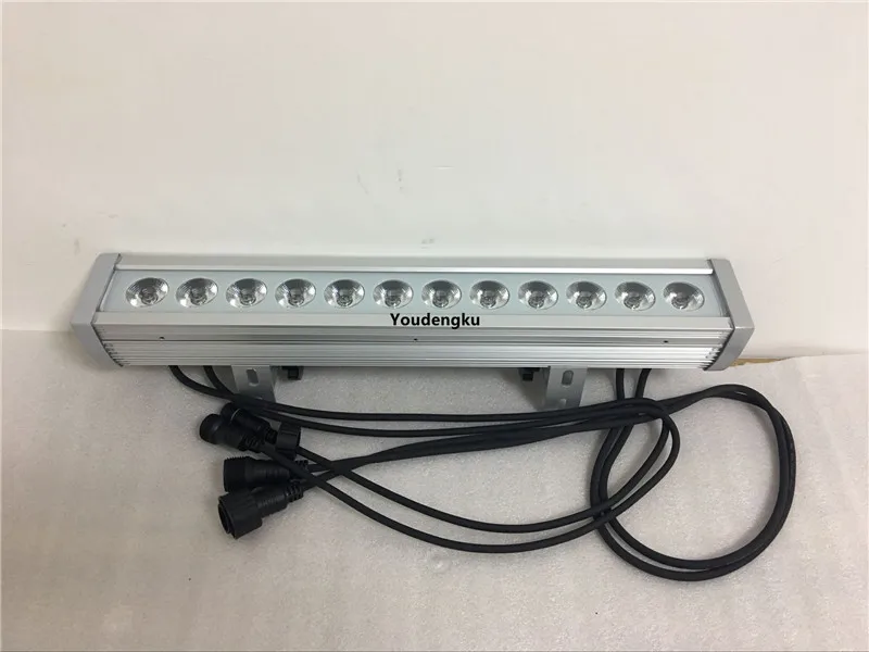 50 pieces Stage bar led wall washer light 12x3w rgb 3in1 outdoor linear led wall washer ip65 dmx flood light outdoor uplight