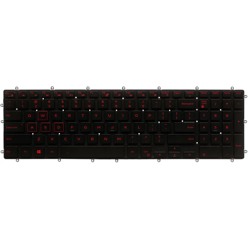 New Backlit US Keyboard For Dell G3 15 3579 3779 G5 15 5587 G7 15 7588 P75F English Black