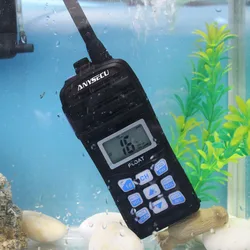 ANYSECU VHF Marine Radio IC-H25 IP67 Waterproof International Channel Weather Channel Float Walkie Talkie