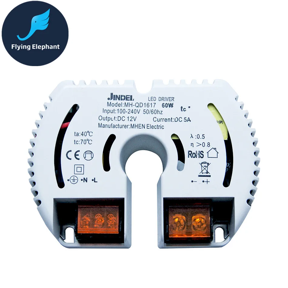 JINDEL LED Driver AC100-240V 12W 20W 40W 60W 100W CV Power Supply For DC12V G4 G9 MR16 G5.3 3528 3020 3014 5050 5630 LED CE