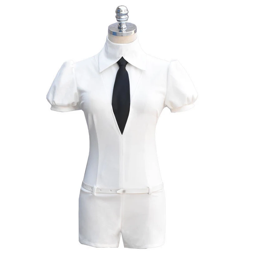 Houseki no Kuni-Disfraz de Cosplay para hombre y mujer, traje de Cosplay con peluca, corbata, mono, cinturón de uniforme