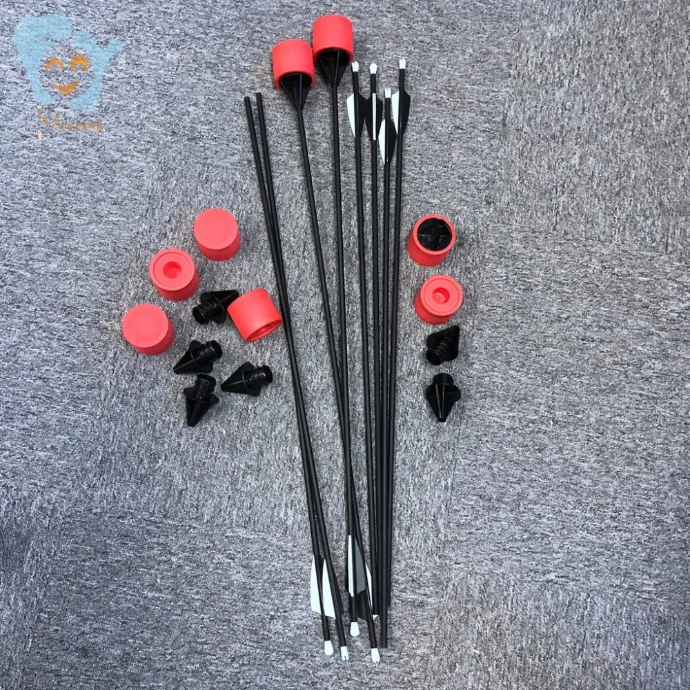 20pc/Lot Durable Outdoor Indoor Inflatable Archery Tag Safety EVA Tip Foam Arrows