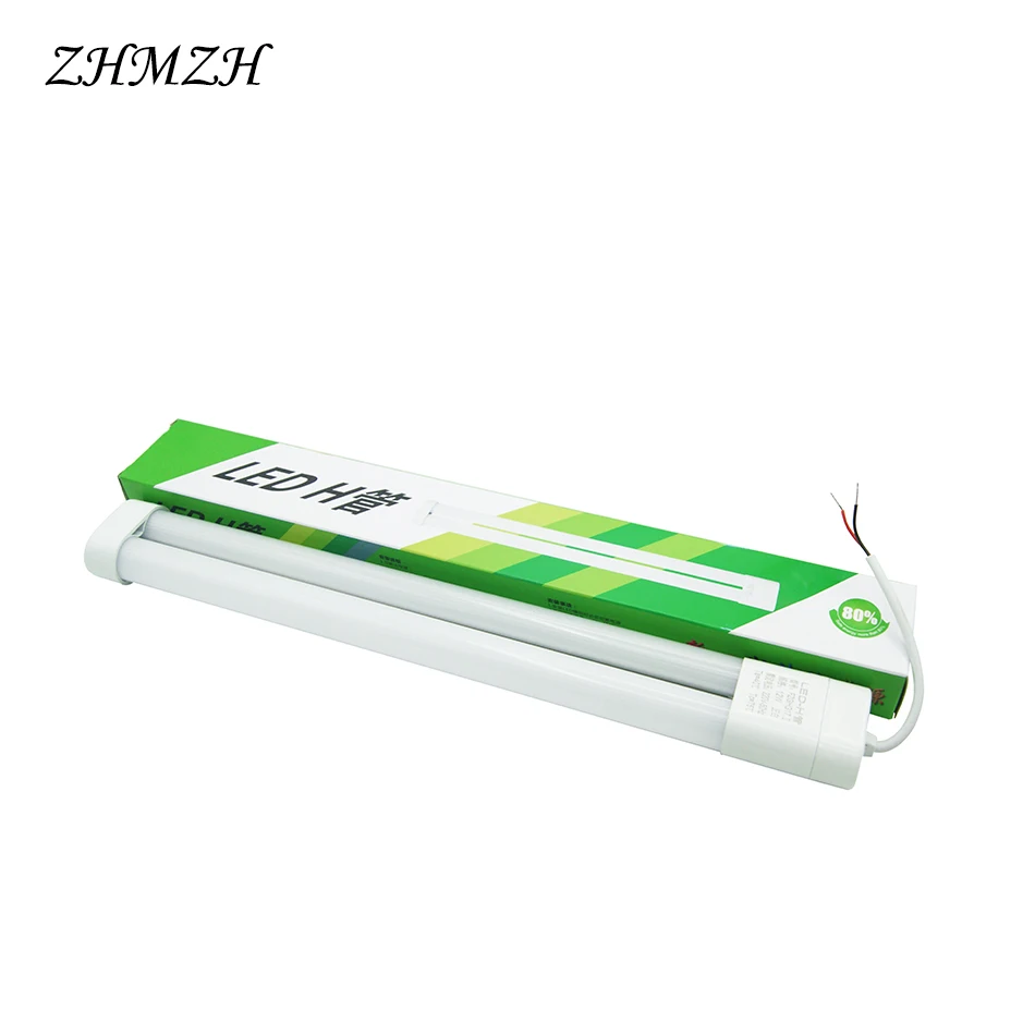 220V LED H Lamp Tube Energy saving 12W 16W LED Tube White For Ceiling Lights LED Fluorescent Wall Lamps Convenient Installation