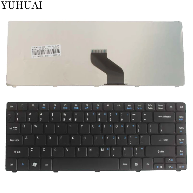 

Новая черная клавиатура для ноутбука Acer Aspire 3810TZ 3810TG 3810TZG 3410G US