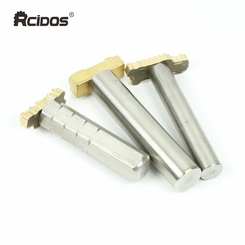 RCIDOS #304 Stainless steel handle punch,Hex handle cold embossing LOGO tools,stamping punch