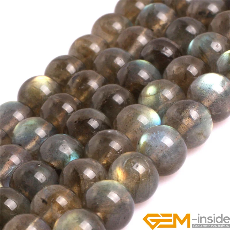 AAA Grade Natural Genuine Blue Rainbow Labradorite Stone Beads DIY For Jewelry Making Strand 15 Inch !