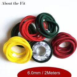 About the Fit Braided Nylon Ropes 6.0mm 2M Threads DIY String Strap Cords Beading Bracelets For Jewelry Making Lacing Handcrafts