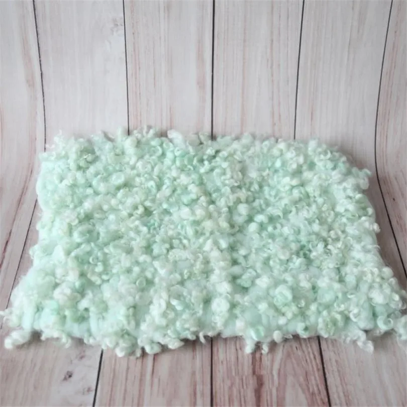 Baby Felted Wool blanket Newborn wool basket filler stuffer photography props Newborn layer fabric