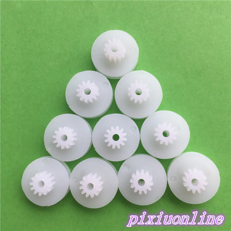 10pcs K087Y  Plastic 122B Reduction gear + 16mm Belt Wheel DIY Toys Parts High Quality On Sale