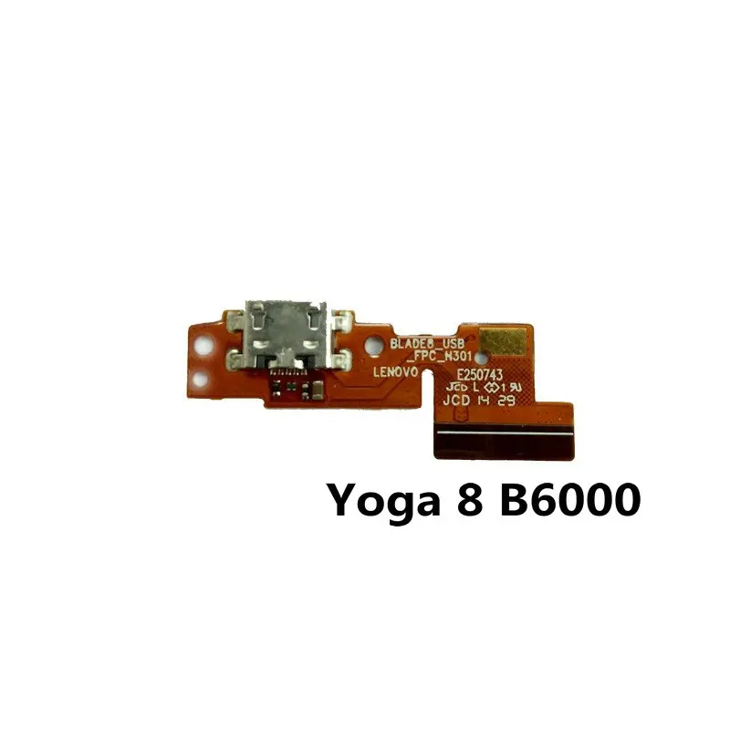 USB Charging Port Dock Plug Connector Jack Charge Board Flex Cable For Lenovo Tablet Pad Yoga 10 B8000 B6000 Yoga 8 B6000 B8080