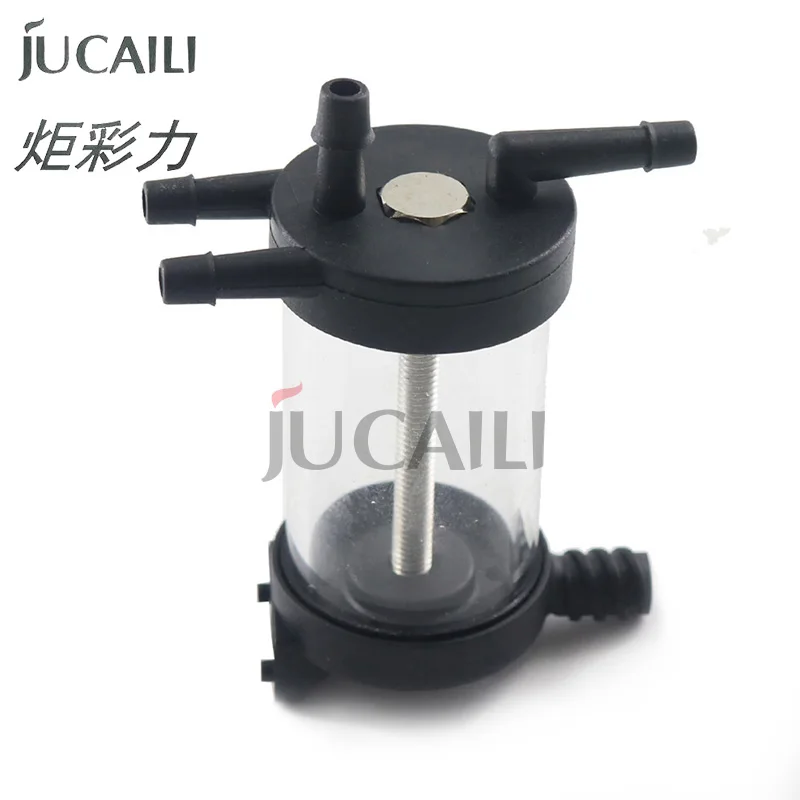 

Jucaili 2pcs Inkjet printer Gongzheng ink filter bottle for Wit-color GZ3204AU / GZ3028AU ink plastic ink buffer filter