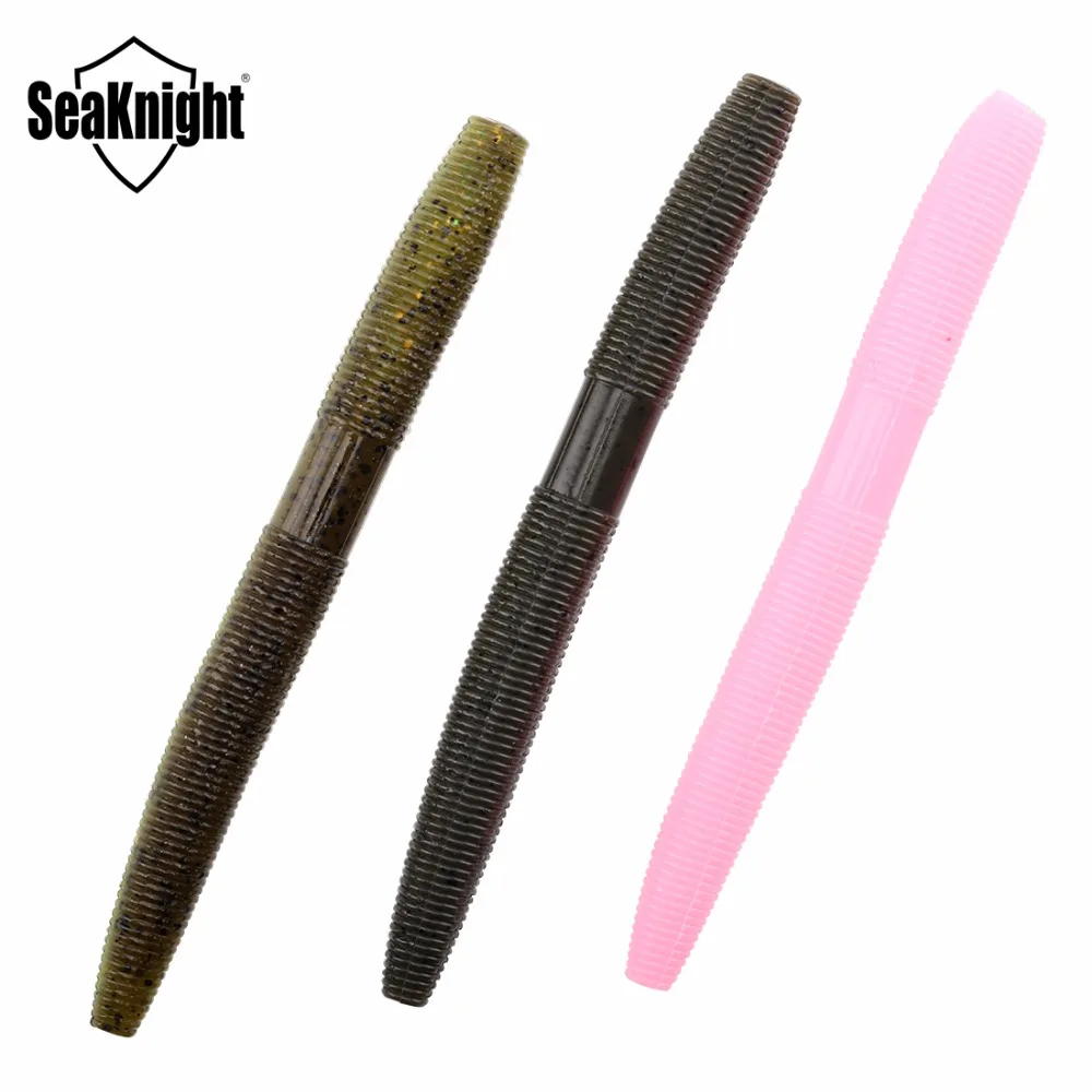 

SeaKnight Soft Lure SL011 7.4g 4" 102mm 6PCS Carp Fishing Lure Senko Worm Bass Lures Soft Artificial Bait Fishing Tackle