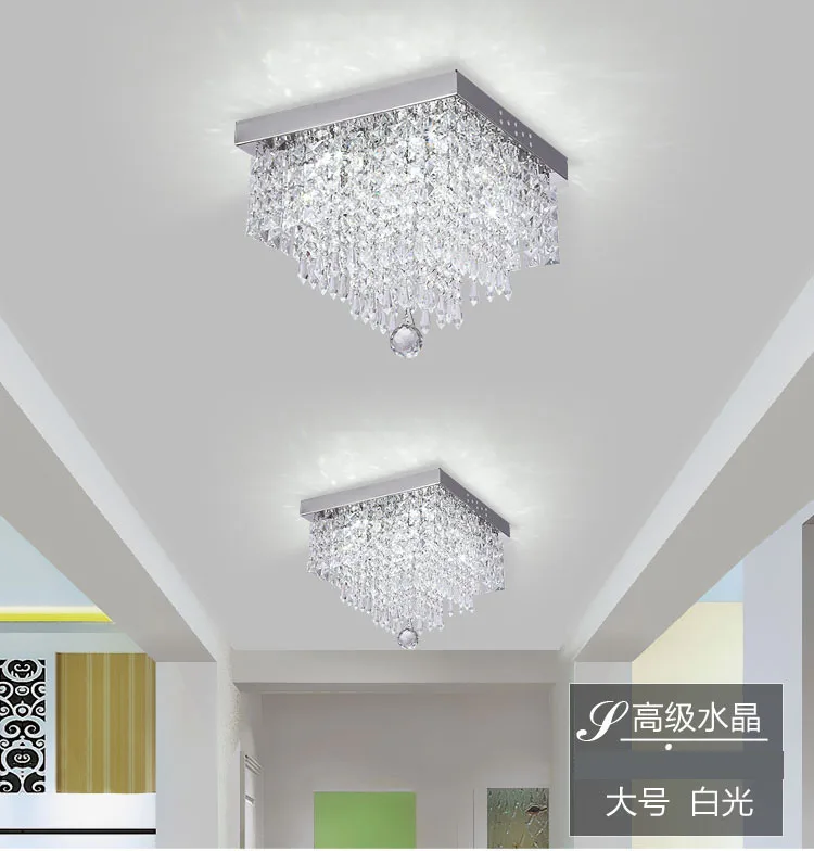 Crystal Chandeliers Lights Lighting Fixture Modern Lamps Chandelier for Ceiling Living room Aisle Stair Hallway lights Plafon