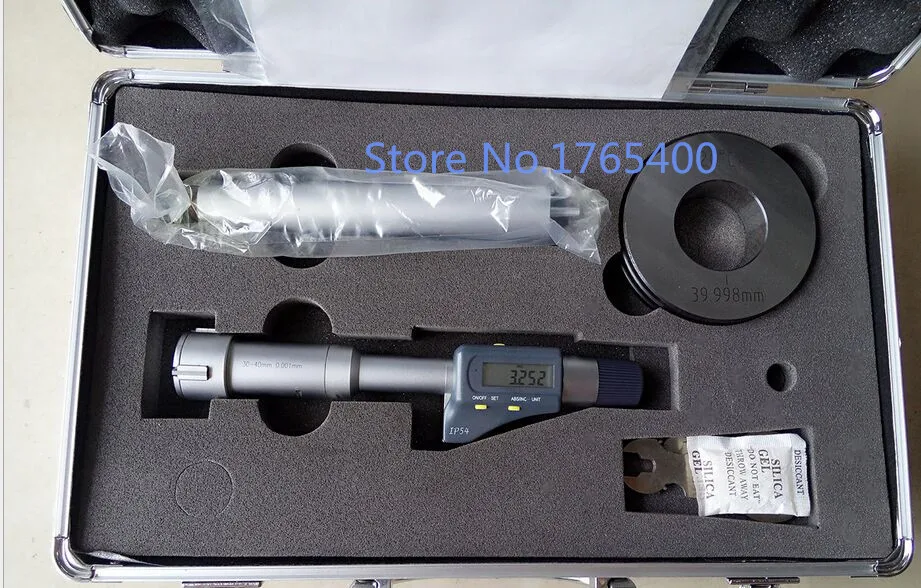 Electronic  three points internal micrometer, Range 40-50mm,IP54 ,Resolution 0.001mm,digital measuring tooling