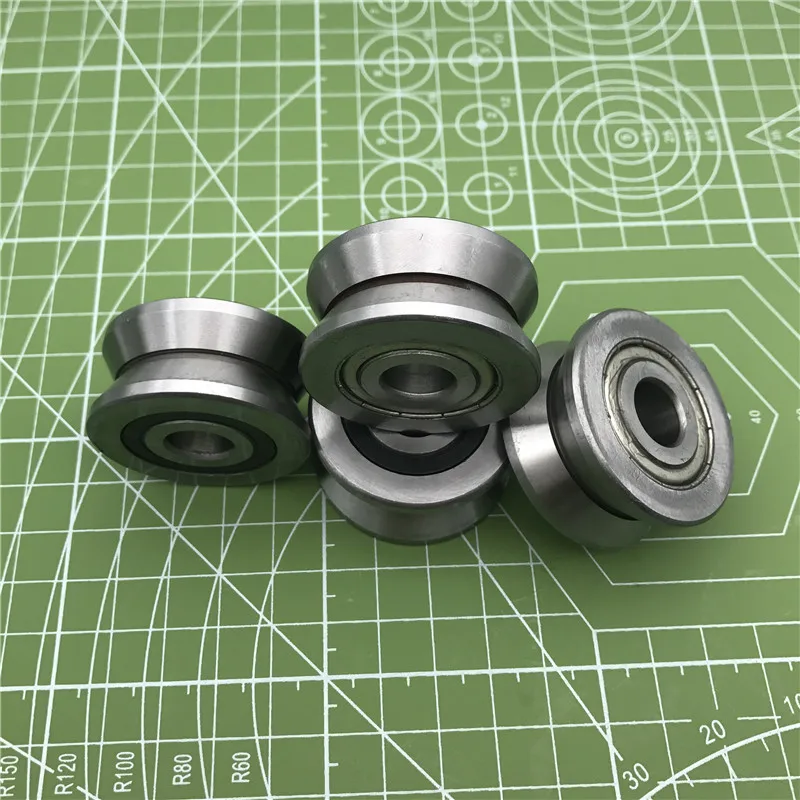 V Groove Guide Roller Bearings Lv204-58 Zz Lv-58 Rv204/20.58-30 20*58*25 (precision Double Row Balls) Abec-5