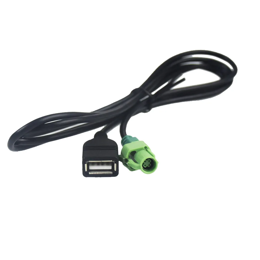 Cabo de entrada USB Chicote de fios Adaptador auxiliar para leitor de CD para BMW Série 3 5 E90 E91 E92