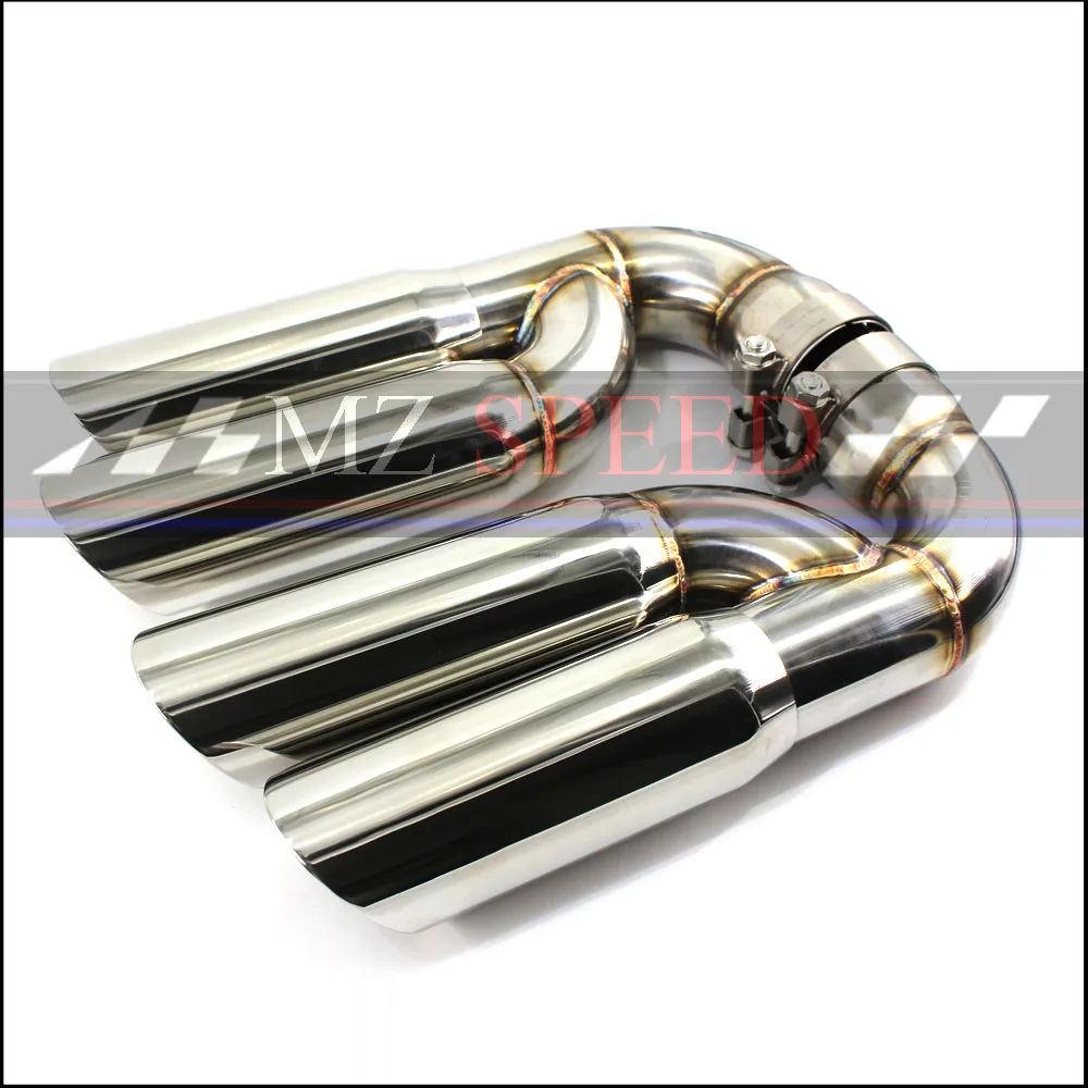 Steel Turbo GTS stainless steel Muffler Tail Tip ,V6 Exhaust Pipe Tip suitable for Porsche Cayenne Q7 X5 (Fit 2011-2014 Cayenne)