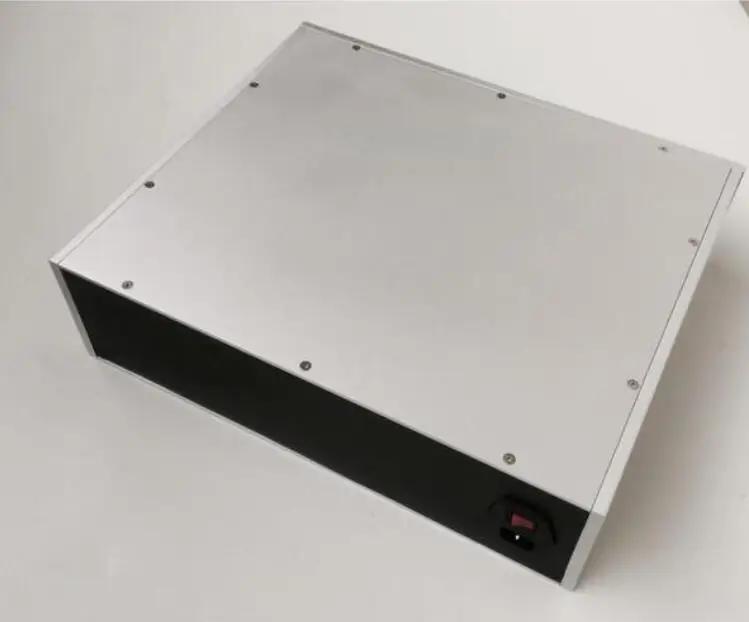 Repeated engraving Switzerland Goldmund preamp full aluminum power amplifier chassis (430*120*360mm)