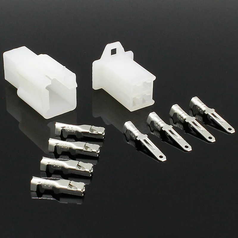 10set/lot 2.8mm 1/2/3/4/6/9 pin Automotive Electrical wire Connector Male Female cable terminal plug Kits Motorcycle ebike car