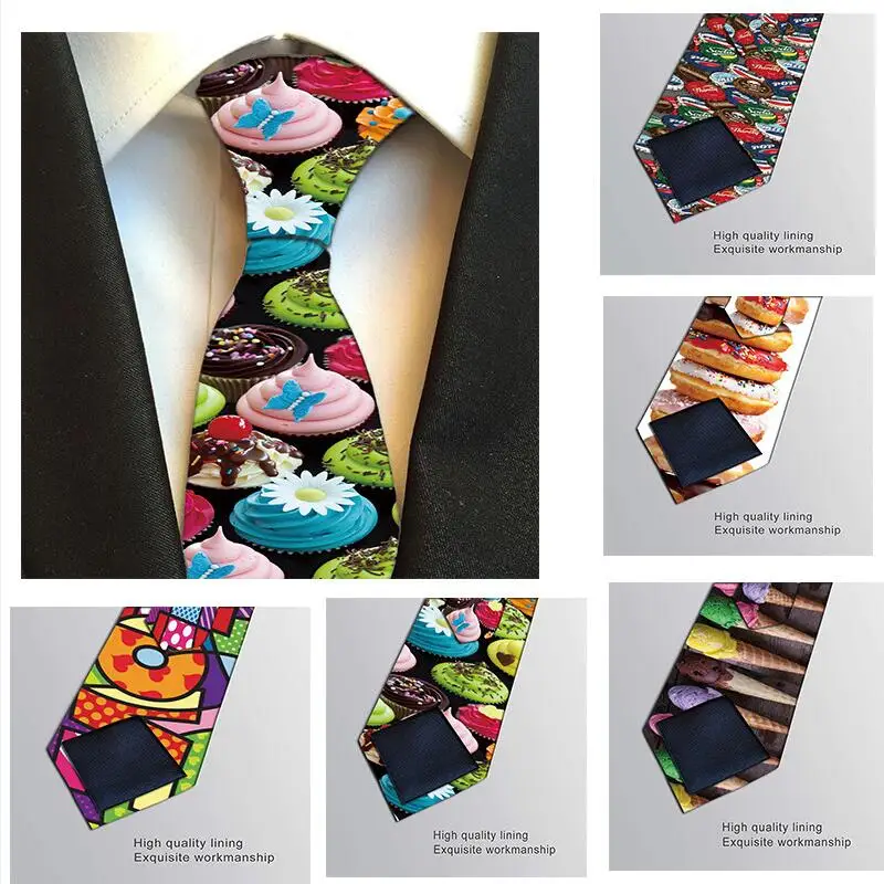 Fashion Ties for Men Polyester 8cm Tie Casual Skinny Cravat Neckties Party wedding accessories Mens Printed Neck Ties 5S-LD07