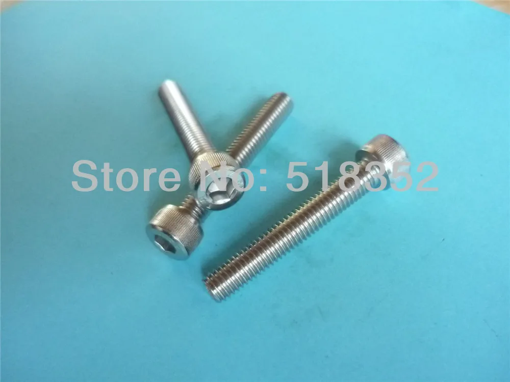 M6 x 35/ 40mm DOUBLE SHENG 304 Stainless Steel Screw with Cylinder Head Inner Hexagon for EDM Wire Cutting Machine Accessaries