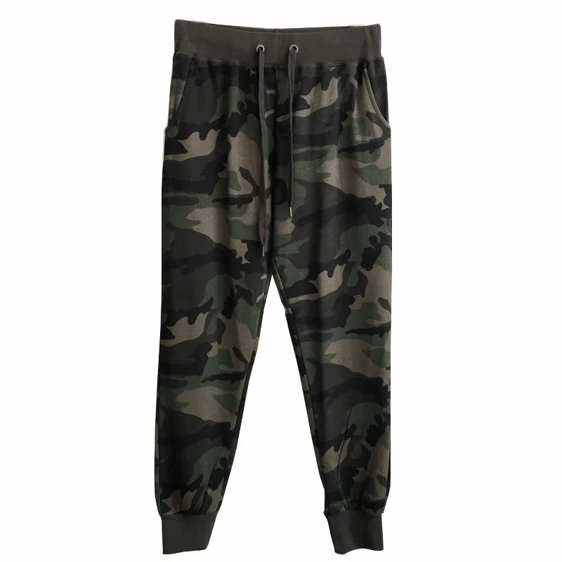 NIEUWE Zomer Camouflage Broek Vrouwen Koord Joggingbroek Lange Broek Vrouwen Pantalon Femme Streetwear Harembroek C4275