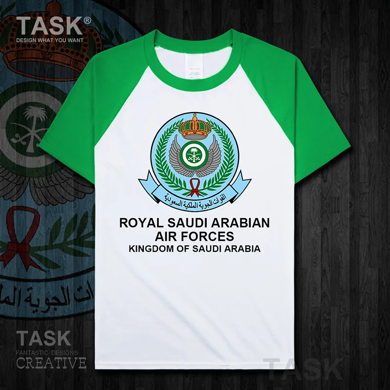 Air Force Saudi Arabia SA SAU sports casual jerseys Tactical clothes Short sleeve new Tops t shirt mens cotton   01