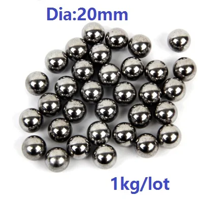 

1kg/lot (30pcs) high quality steel balls Dia 20mm bearing steel balls precision GC15 G10 20mm Diameter