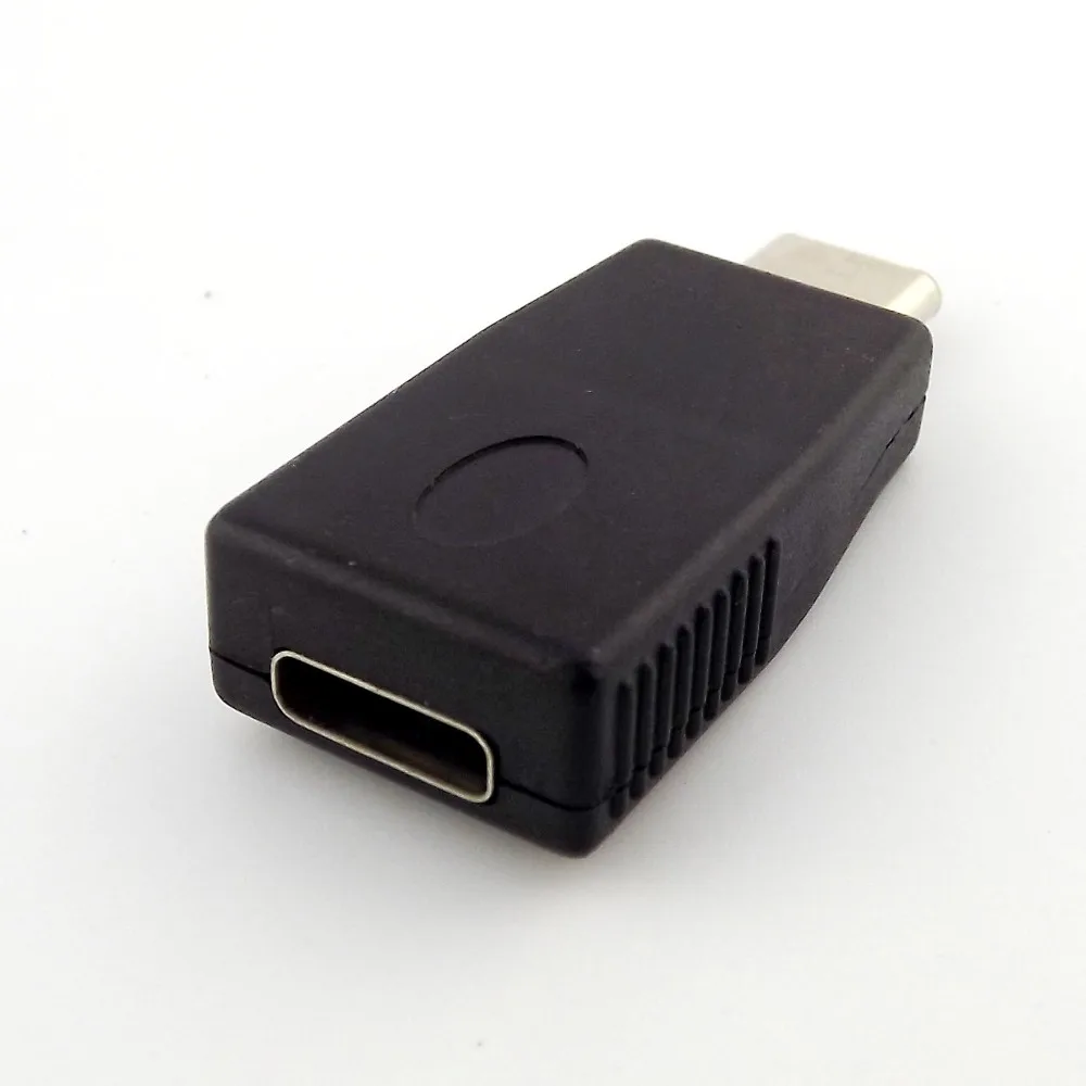 1Pcs USB 3.1 Type-C Male Plug to USB C 3.1 Female Converter Data Power Sync Adapter