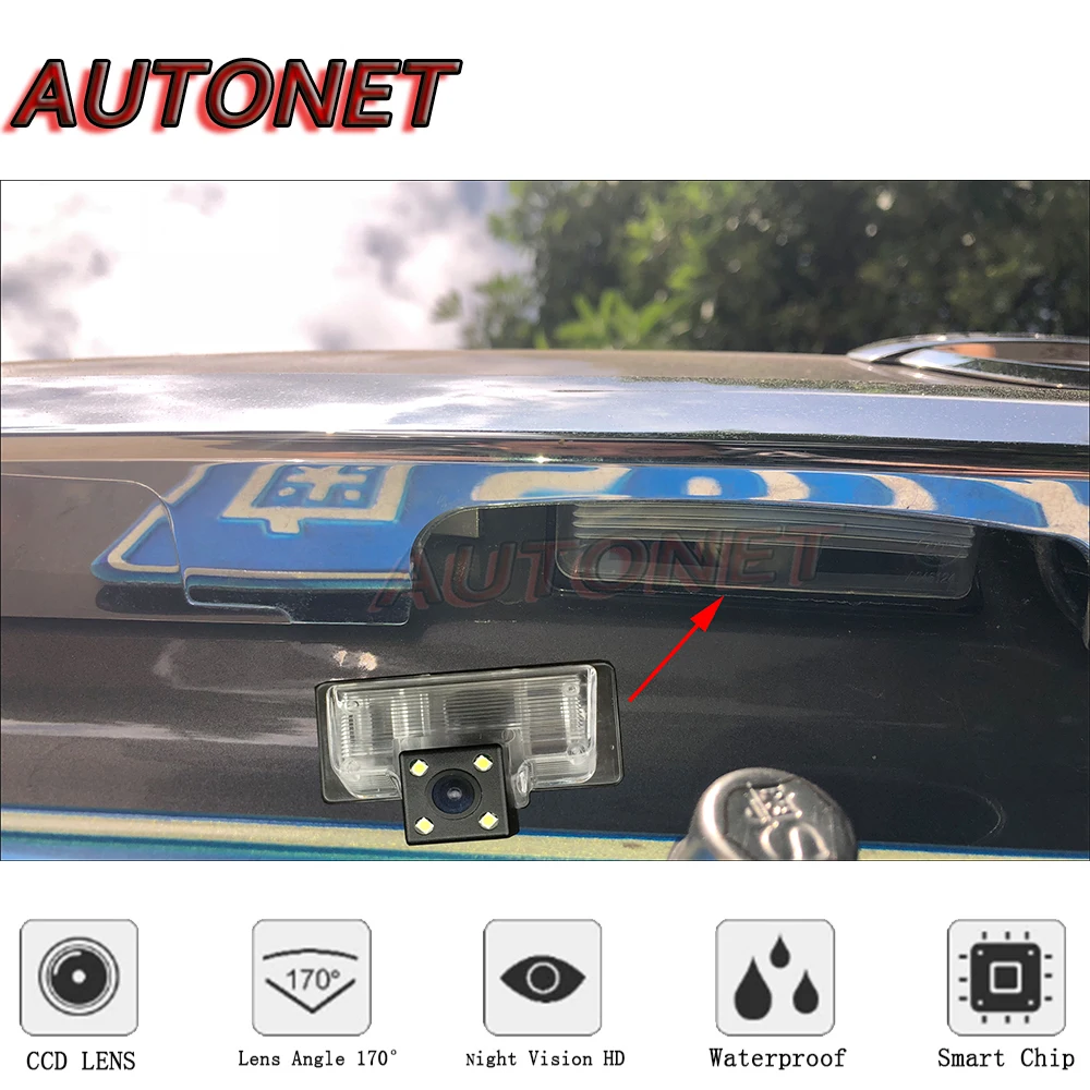 AUTONET Backup Rear View camera For Nissan March K14 MK5 2017~2018 CCD/HD Night Vision license plate Camera