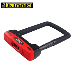 ETOOK Steel Bicycle U Lock MTB Road Bike Motorcycle Security Lock Anti-theft Portable Outdoor Sports Cycling Accessories 4 Color