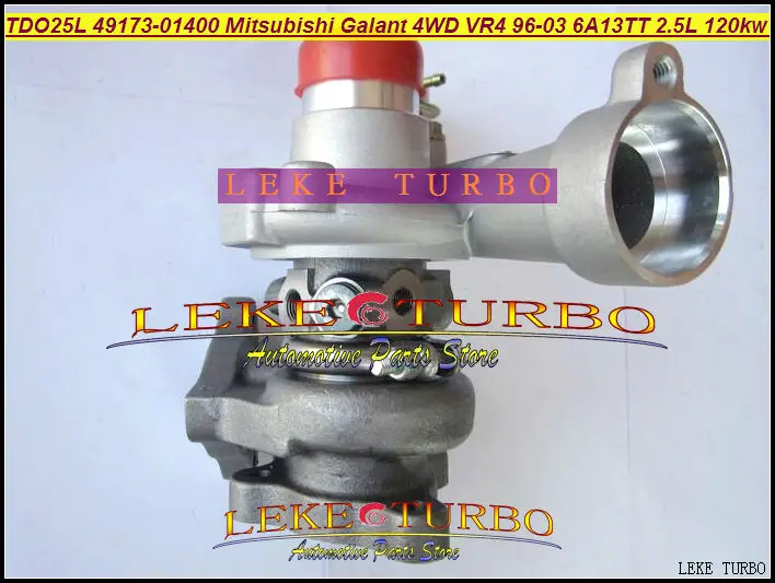 TD025L 49173-01400 49173 01400 MD181384 Turbo 4917301400 For Mitsubishi Galant 4WD VR4 1996-03 6A13TT 2.5L 120KW Turbocharger