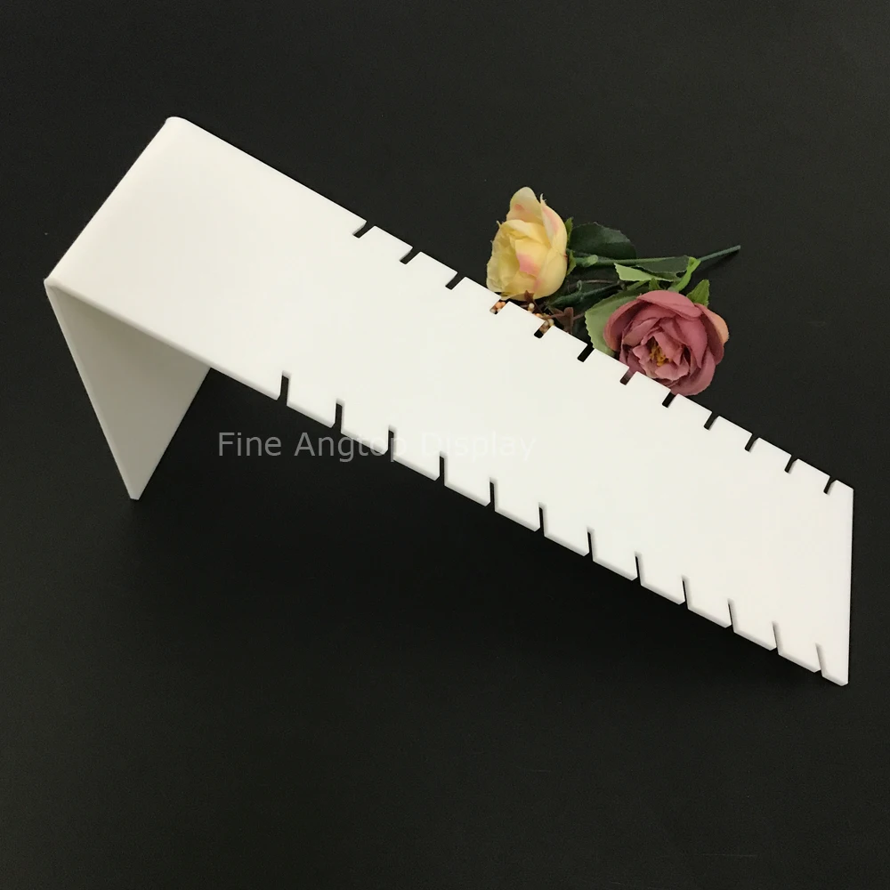 Weiß Acryl Schmuck Display Stand für Anhänger Halskette Halter