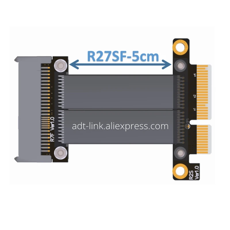 U2 U.2 NVMe SSD to PCI-E 3.0 x4 SFF-8639 NVMe PCIe Data Cable High Rate Transmission 32G/bps 5/10/15/20/30/40/50/60CM Cabo