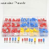 280pcs/lot Insulated Terminals Electrical Crimp Connector Spade Ring Fork Assortment Kit