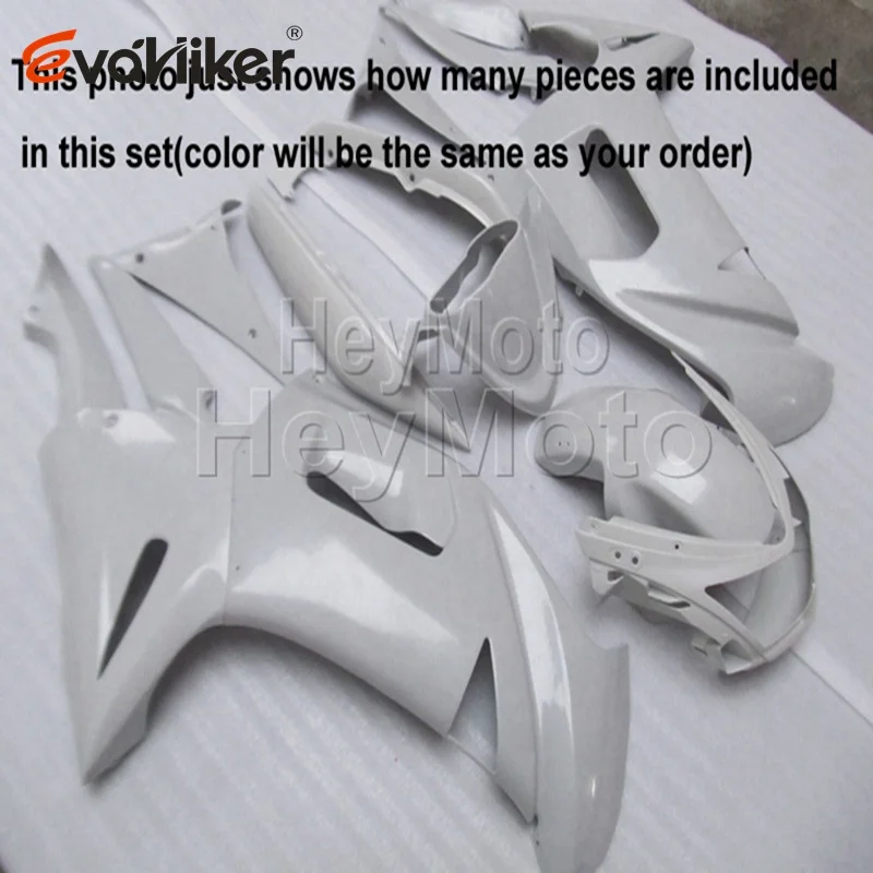 motorcycle Fairing hull for 650R ER6f 2006 2007 2008 red flames ER-6f 06 07 08 ABS plastic panels kit H3