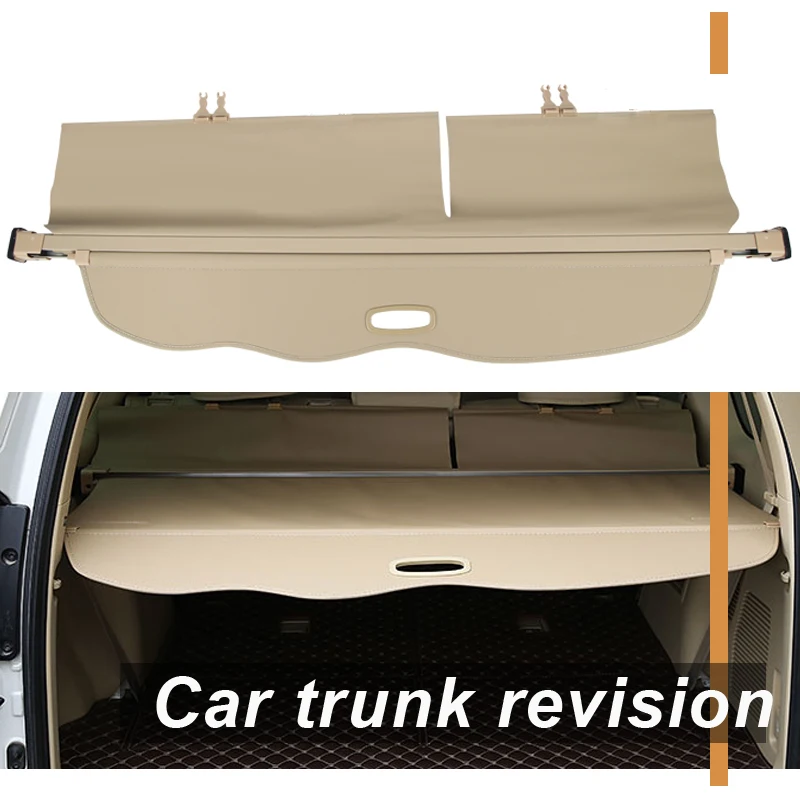 Overe 1Set Car Rear Trunk Cargo Cover For Toyota Prado J150 2010-2018 Car-styling Security Shield Shade Retractable accessories