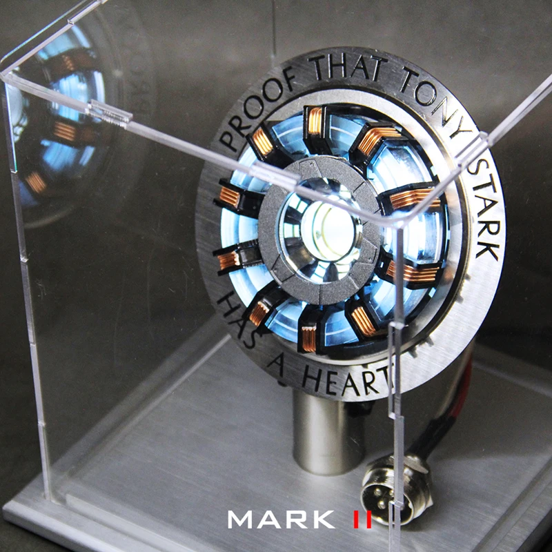アベンジャー-ledライト付きモデルマーク2,1:1スケール,アーク