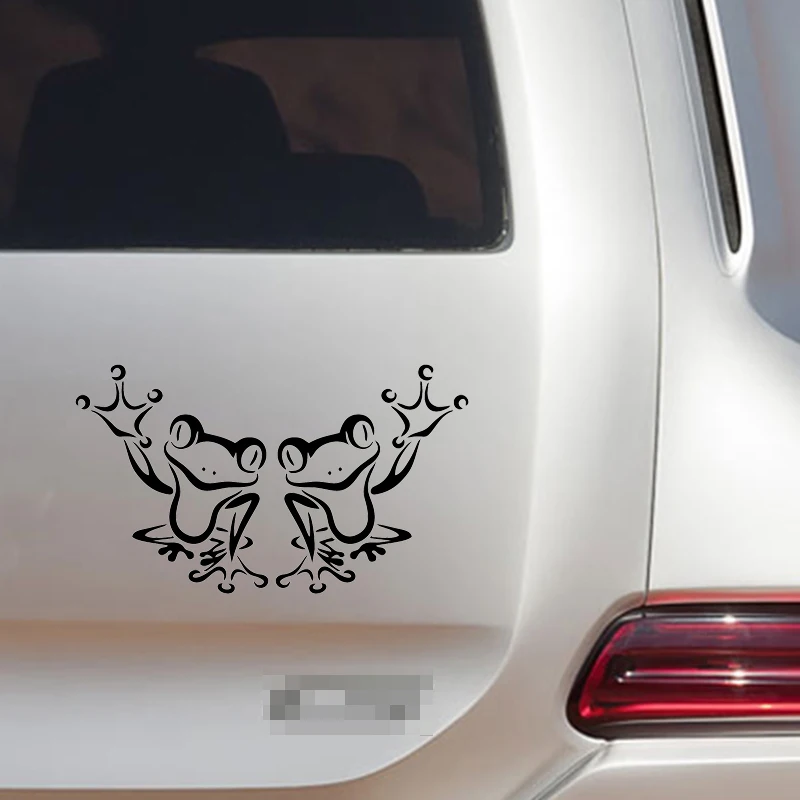 Frogs car stickers animal waterproof Vinyl Decals Funny Auto Car Bumper Window Sticker Decals